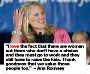 quote (above) from yesterday by Marie Antoinette Romney?…Well, Ann ...