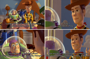 ... op twobootsgirl tagged buzz woody quote toy story 1 38 notes