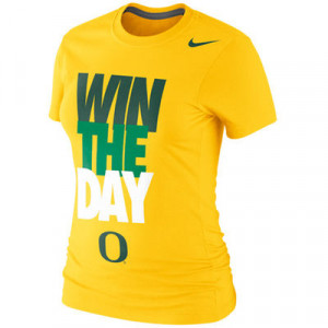 Nike Oregon Ducks Ladies Win The Day 2013 Local T-Shirt - Yellow