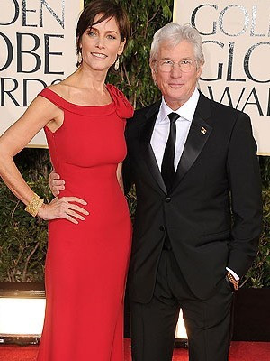 ... with some fun in the sun! Richard Gere and his wife, Carey Lowell