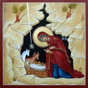 The Nativity of Christ, an Icon by the hand of Matthew Garrett