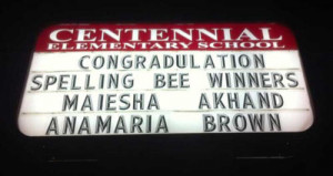 funny misspelled sign spelling bee