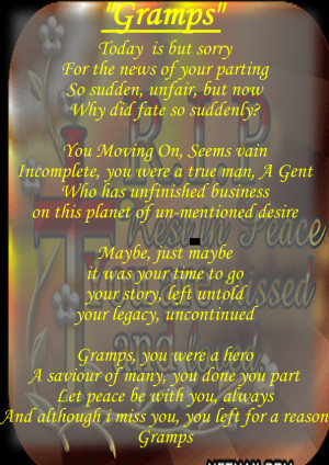 Rip Poems Grandpa