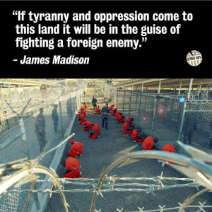 If tyranny and oppression come to this land it will be in the guise of ...