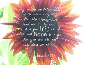 It's You LORD Scripture Picture