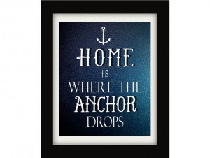 Nautical Print Nautical Quote, Home Sweet Home, Typography, Nautical ...