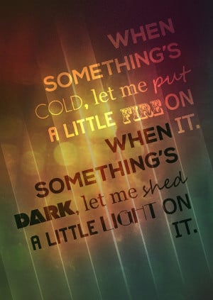 The fixer, Pearl Jam Music/quote. Poster