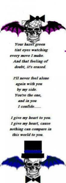 Avenged Sevenfold... death-bats looking like a bride and groom and ...