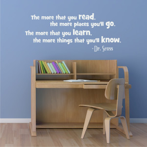 Read Dr. Seuss Wall Quotes™ Decal