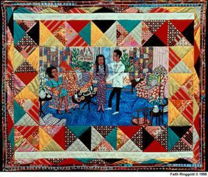 The Bitter Nest V: The Homecoming, Faith Ringgold, 1988, acrylic on ...