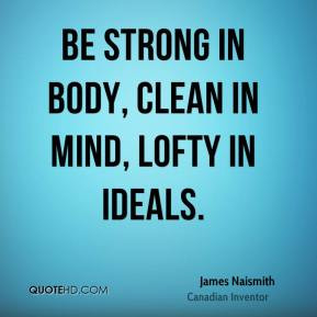 Strong Body Strong Mind Quote