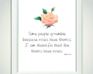 ... Optimistic inspirational quote -8x10 Rose Flower Art Print Optimism