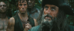 Ian McShane as Blackbeard in Pirates of the Caribbean - On Stranger ...