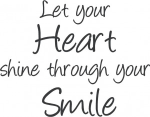 Smiles warm the heart!