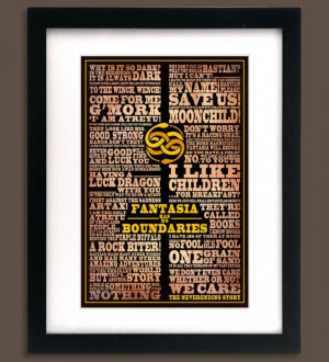 The Neverending Story Quote Art Print by GeekyPrintsandMore, $15.00