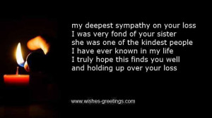 short religious quotes about death sister