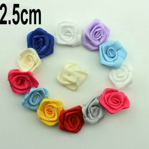 flowers accessories polyester flower fabrice rosettes hair accessories
