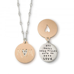 ... Word Filled With so Much Love, Inspirational Quote Necklace Jewelry