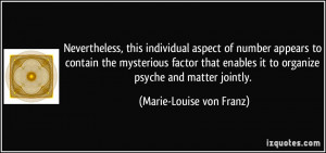More Marie-Louise von Franz Quotes