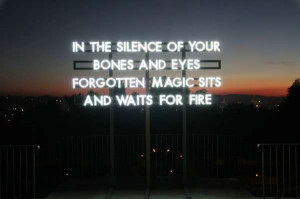 Luminous Poetry Installations