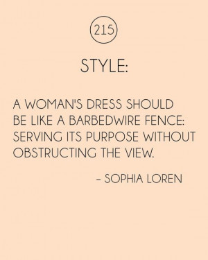 SOPHIA LOREN Fashion Quote 8x10 Print Fashion by CrownandHearts, $16 ...