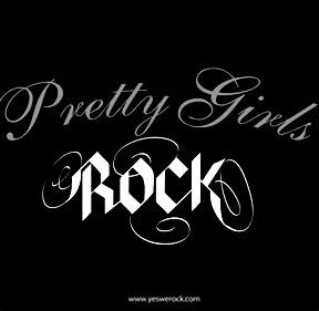 Black and White, Quotes, Sayings, Word Art, Pretty Girls Rock