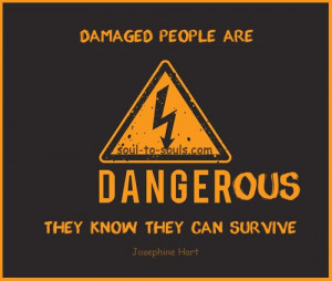 ... People Are Dangerous. They Know They Can Survive. Josephine Hart