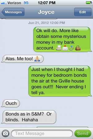 funny auto-correct texts - Bondage vs. Air Conditioning