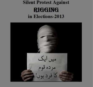Election Funny Posters - Silent protest against Rigging in Elections ...