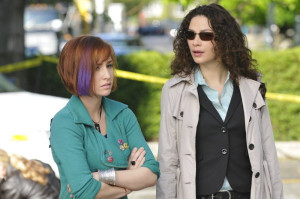 Claudia goes out in the field with Myka in the Warehouse 13 episode ...