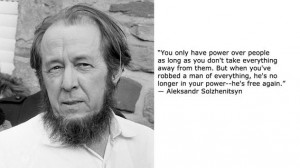 Aleksandr Solzhenitsyn on Power