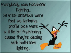 Facebook status ... a la kung foo fighting