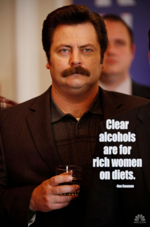... Ron Swanson Quotes, Man Food, Scotch Whiskey Quotes, Clear Alcohol