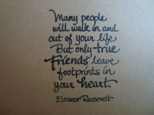 Eleanor Roosevelt Friendship Quote
