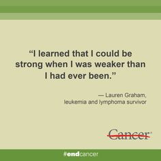 When Lauren Graham was diagnosed with both leukemia and lymphoma in ...
