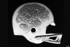 football helmet brain
