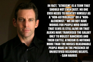 Sam Harris on “Atheism”