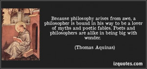my favorite Aquinas quote