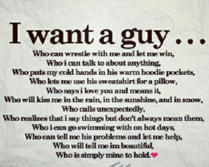 the perfect guy doesn't exist...this is close enough. I know he exists ...