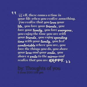 Love Your Family And Friends Quotes ~ Quotes from Soo Jie: Well, there ...