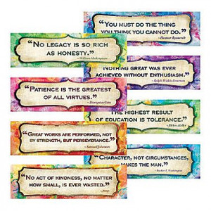 Edupress® Mini Bulletin Board Set, Character Quotes