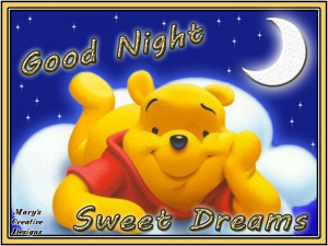 Good Night Sweet Dreams Bear