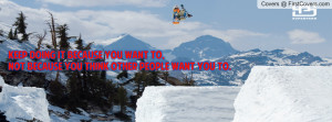 Snowboard quote cover