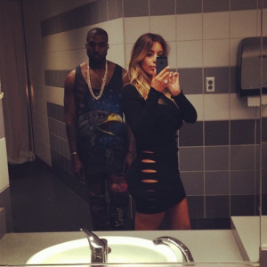 Un des nombreux selfies de Kim Kardashian