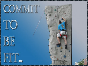 Commit to be fit ~ Exercise Quote