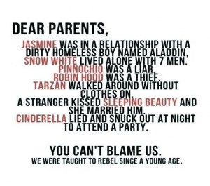 blame, fairytales, parents, quote, text
