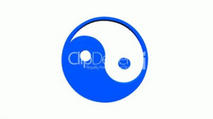 Video Footage Clip - Rotation of 3D yin-yang symbol.culture,symbol ...