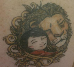 Aslan Narnia Tattoo It was drawn and tattooed by