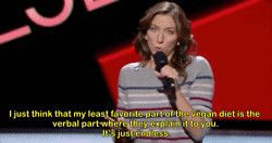 food chelsea peretti stand up hypocrisy vegetarian stand up comedy ...