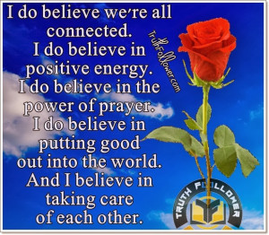 do believe we're all connected .